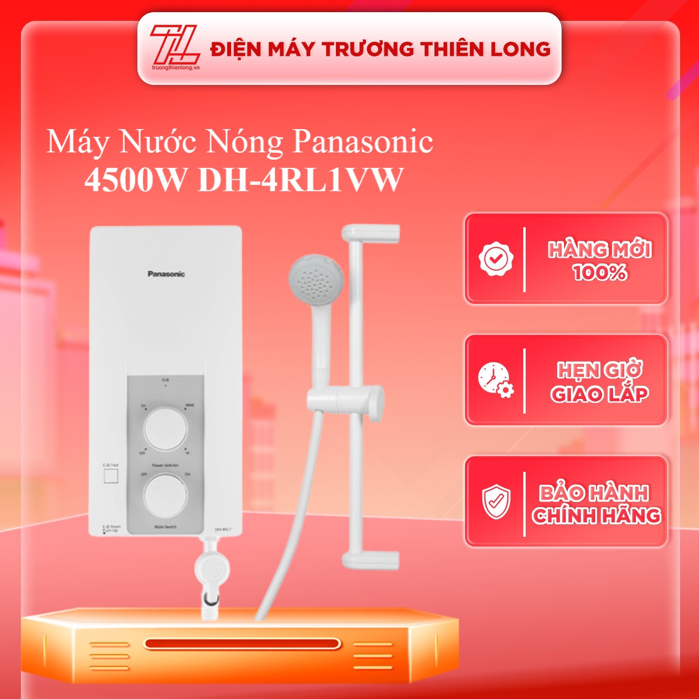 Máy Nước Nóng Panasonic Dh - 4Rl1Vw 4500W