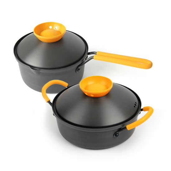 Nồi Lock&amp;Lock Cookplus Speed Cook Một Tay Cầm LCA3181Y 18cm Tặng Kèm Bộ 3 Hộp Nhựa Đựng Thực Phẩm