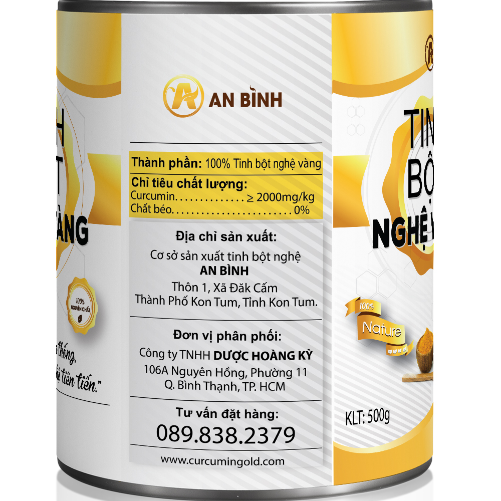 Tinh bột nghệ vàng An Bình