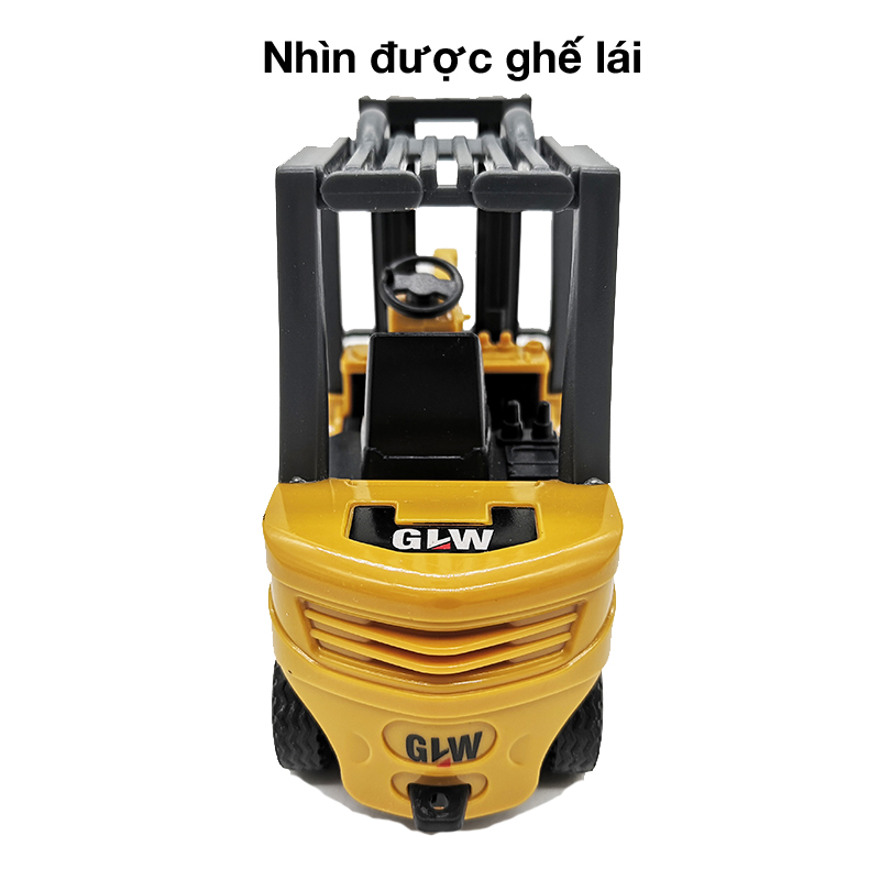 Đồ chơi mô hình xe nâng móc hàng KAVY NO.8832 chất liệu hợp kim và nhựa nguyên sinh an toàn, chi tiết sắc sảo