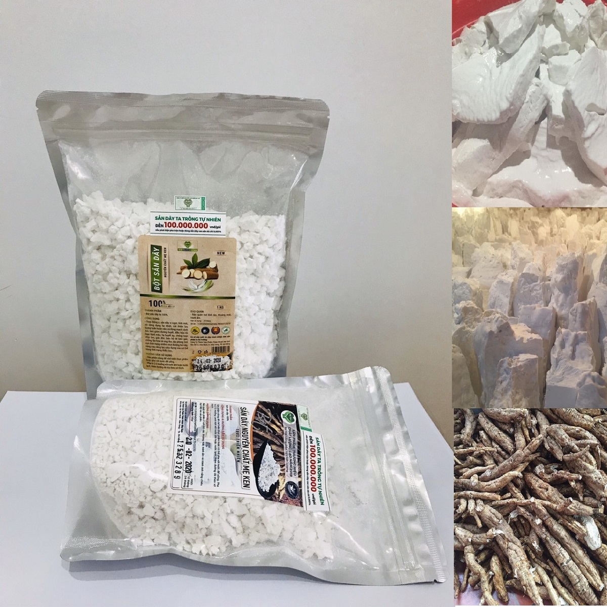BỘT SẮN DÂY TA HỮU CƠ MẸ KEN 2KG