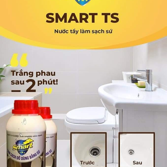 Dung dịch làm sạch men sứ SMART-TS