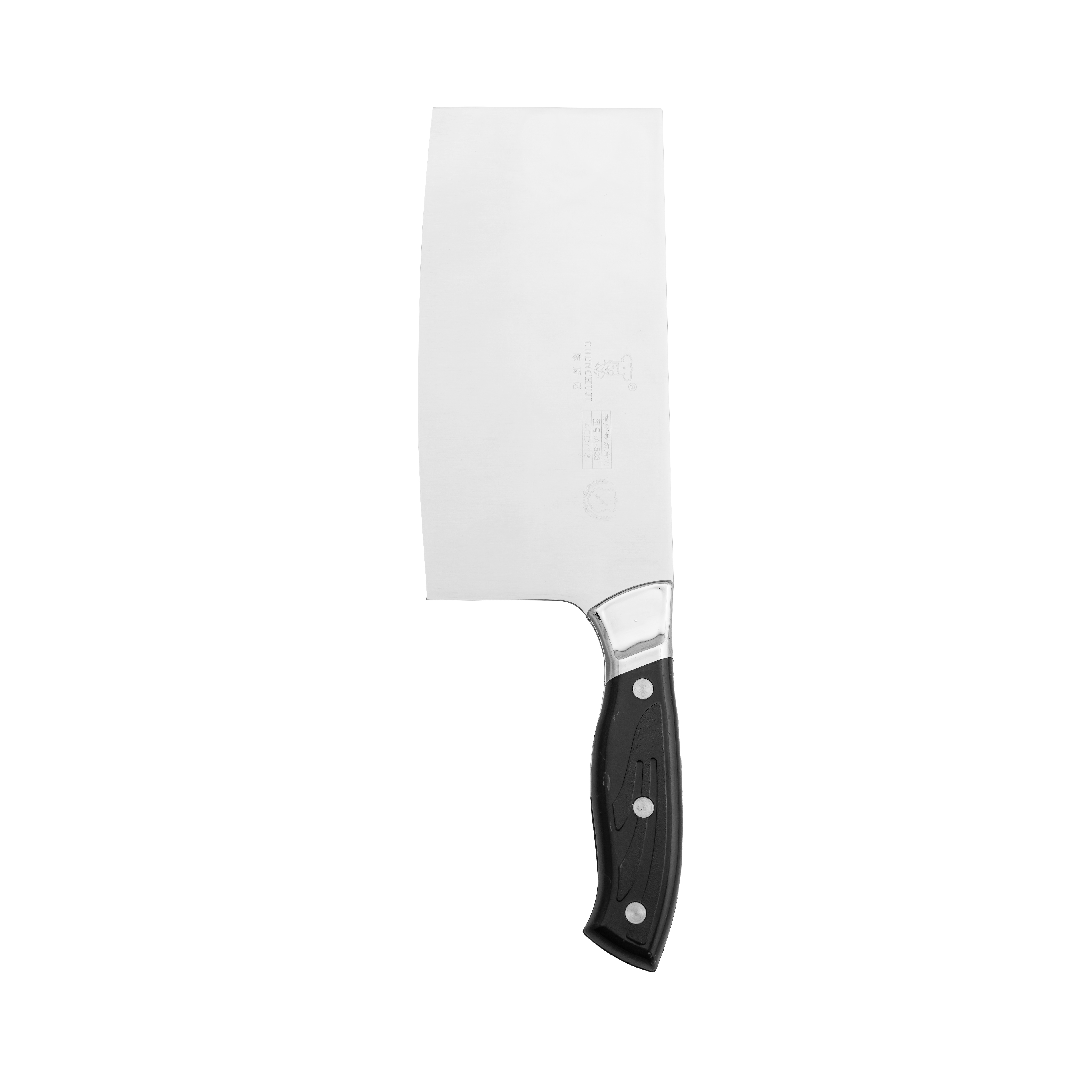 Dao chặt Chinese Cleaver tay cầm nhựa màu đen, dao chặt chuyên dụng cao cấp 308*90mm