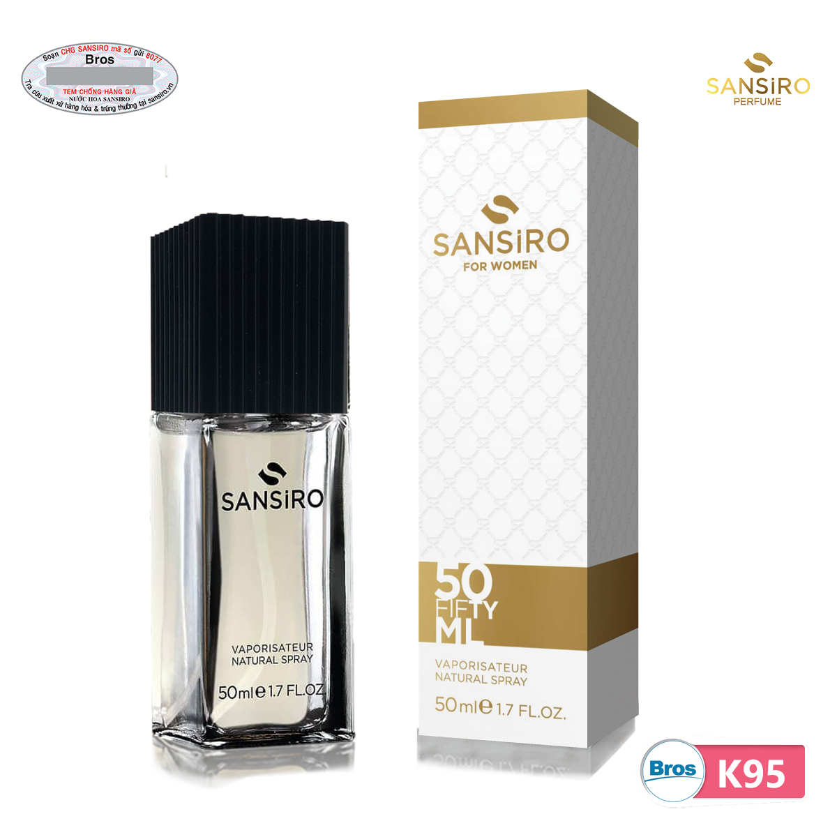 K95 - Nước hoa Sansiro 50ml cho nữ