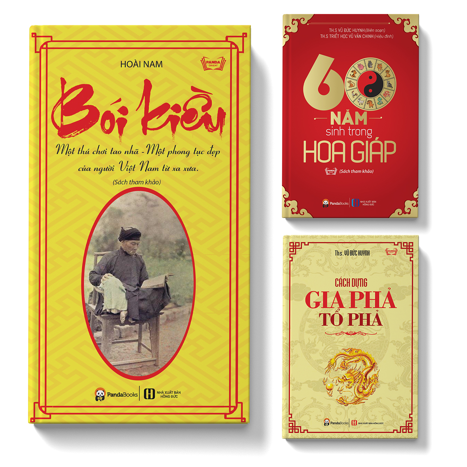 Sách - Combo 3 cuốn: Bói kiều; 60 năm sinh trong hoa giáp; Cách dựng gia phả tổ phả