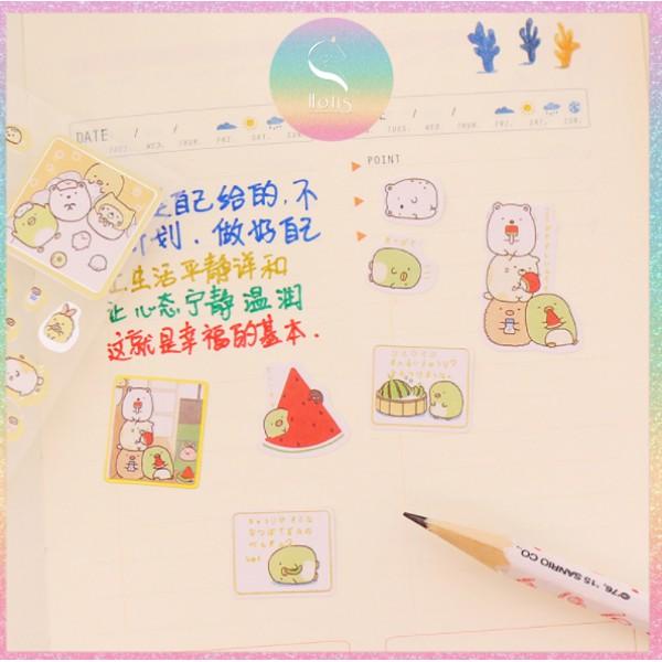 Sticker cute nhiều hình động vật dễ thương