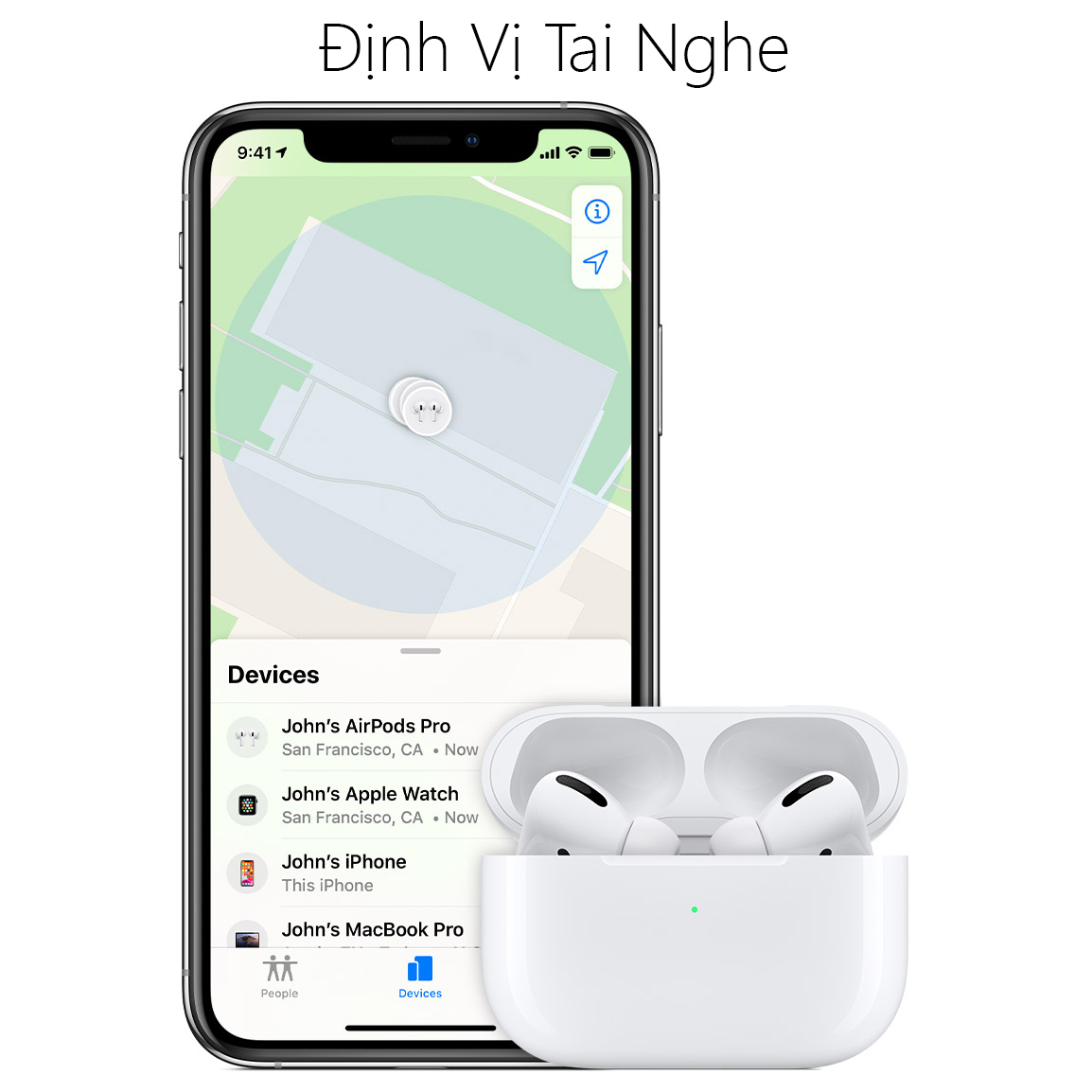 Tai nghe Bluetooth Không Dây Lanith Airs Pro - Tặng dây cáp sạc 3 đầu - Hàng Nhập Khẩu - TAIAPPRO.CAP0001