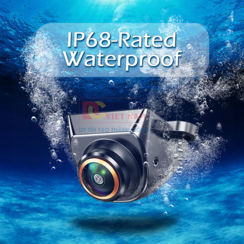 Camera tiến lùi ô tô GreenYi G999 chuẩn AHD 1080P xoay 360 độ cảm biến quang học, chống nước IP68