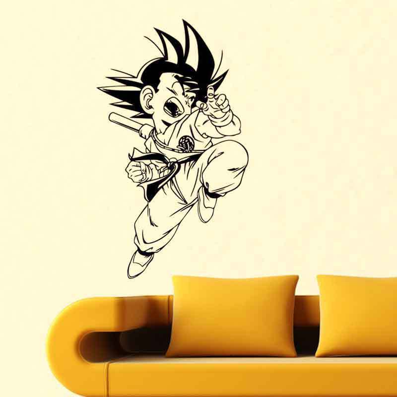 Decal 3D Dragon Ball - Anime 7 Viên Ngọc Rồng - Tranh Dán Tường Cao Cấp Không Viền AmyShop