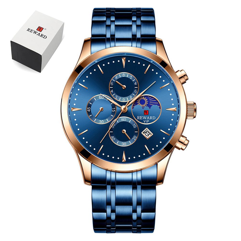 Đồng hồ nam Quartz Movement dây đeo bằng thép không gỉ chống thấm nước