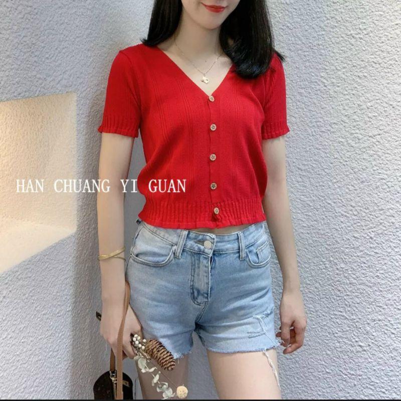 Áo Len Đính Đá Cao Cấp Hàng Shop ảnh thật