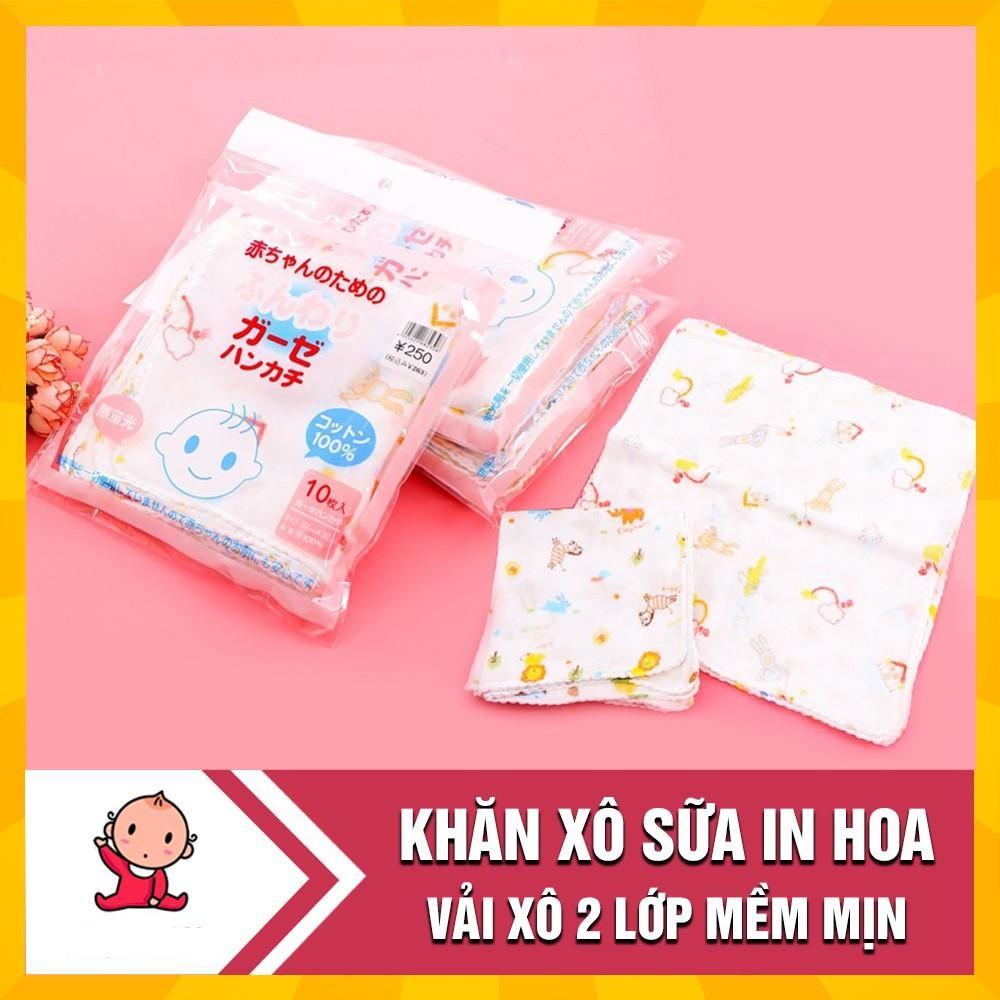 10 Khăn sữa Nhật in hình