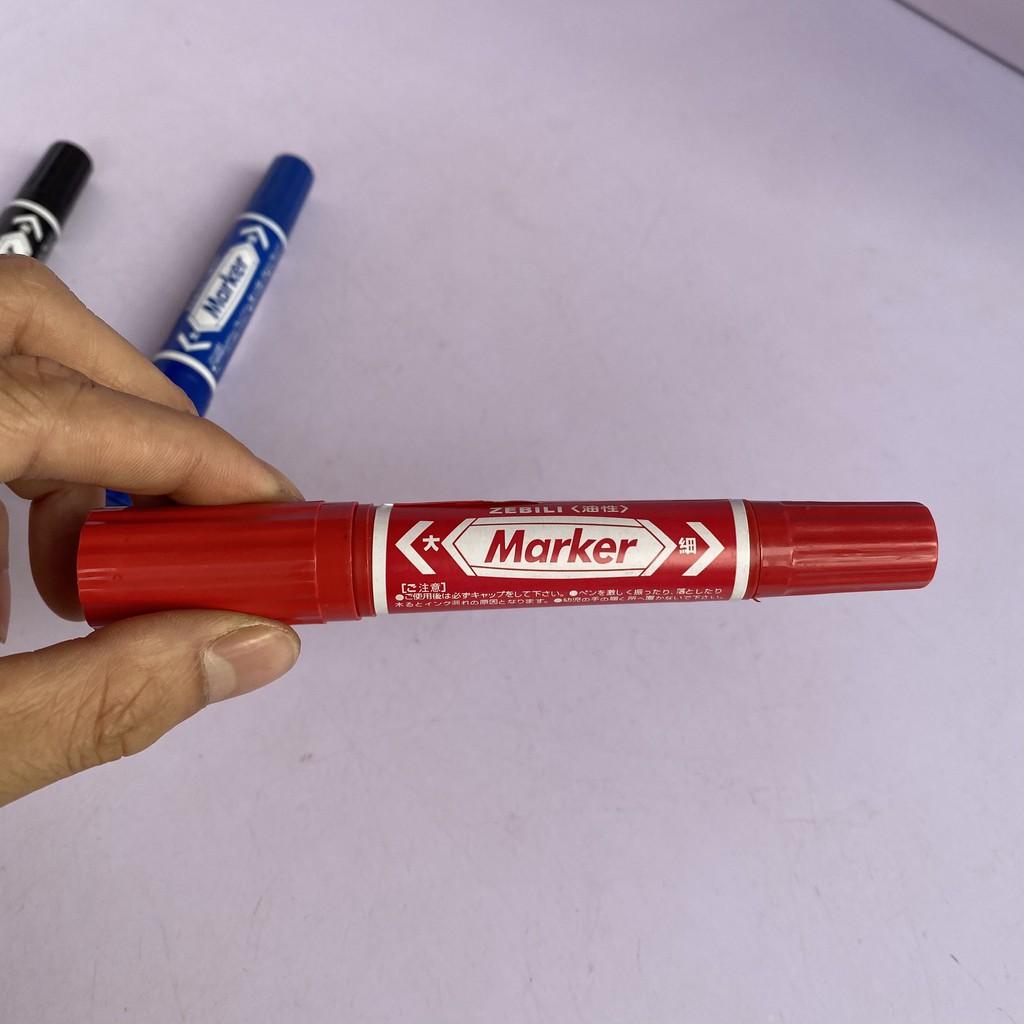 Bút lông dầu 3 màu, bút lông có thể đổ thêm khi hết mực