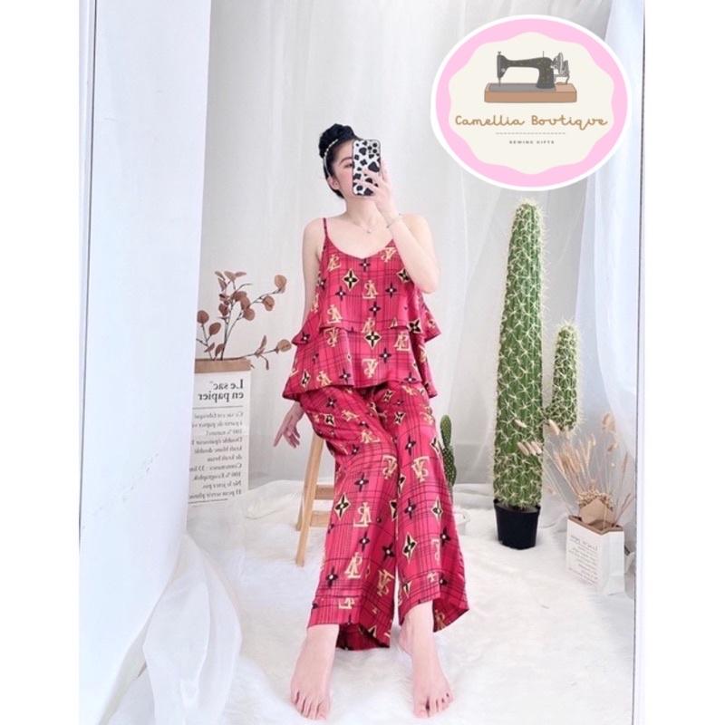 Sét Ngủ Lụa 2 Dây Quảng Châu