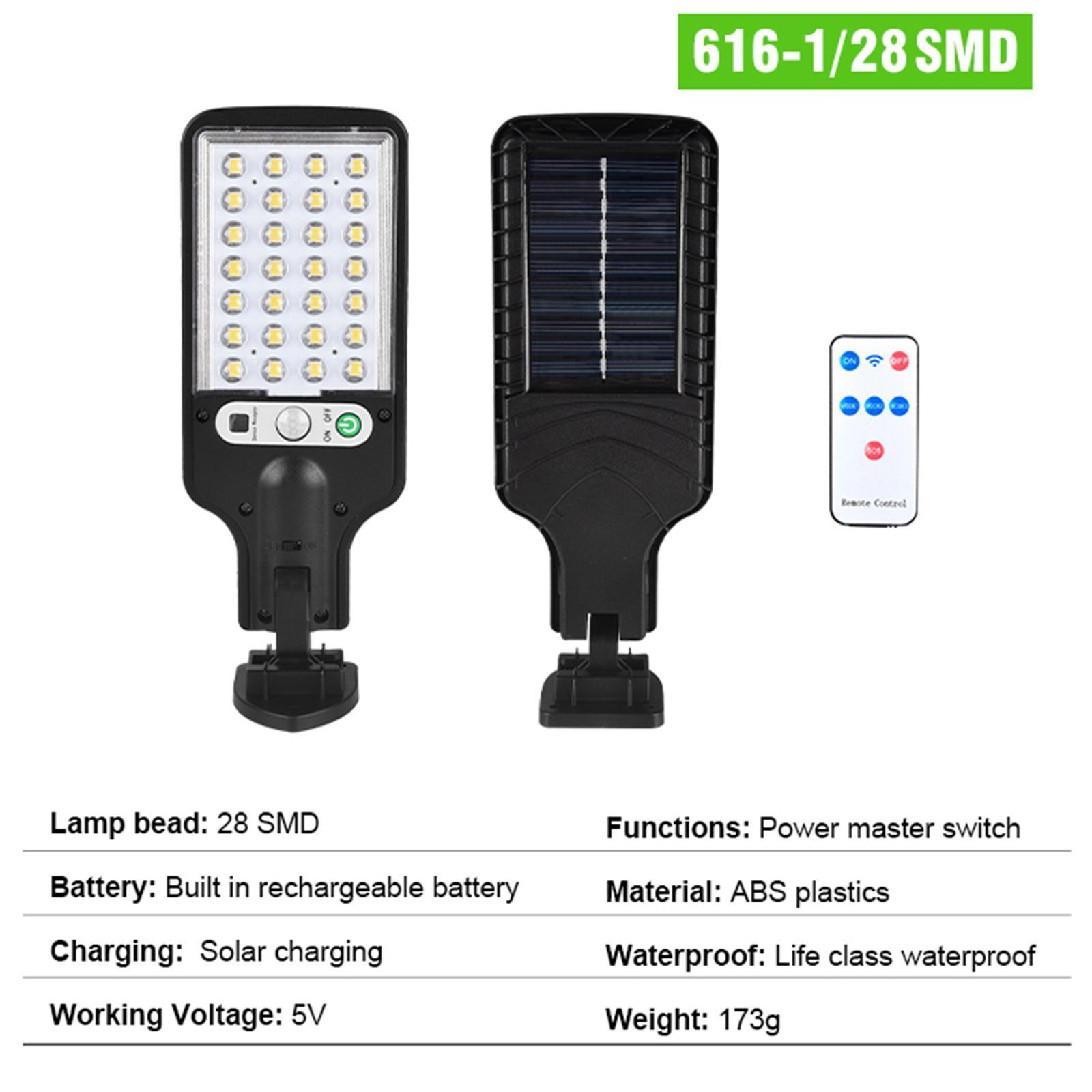 Solar Street Lights Sensor Wall Light Lamp for Yard Porch