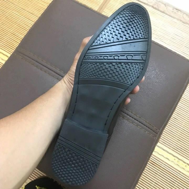 Giày nam giày tây nam mũi nhọn da lì