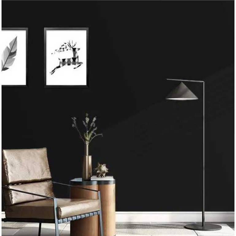 Combo 10 mét giấy dán tường, decal dán tường trang trí nhà cửa ĐEN NHÁM khổ 45cm