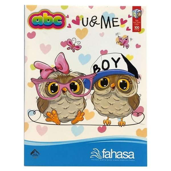 Combo 5 Tập 4 Ô Ly 100 Trang ĐL 100g/m2 - FAHASA (Mẫu Màu Giao Ngẫu Nhiên)
