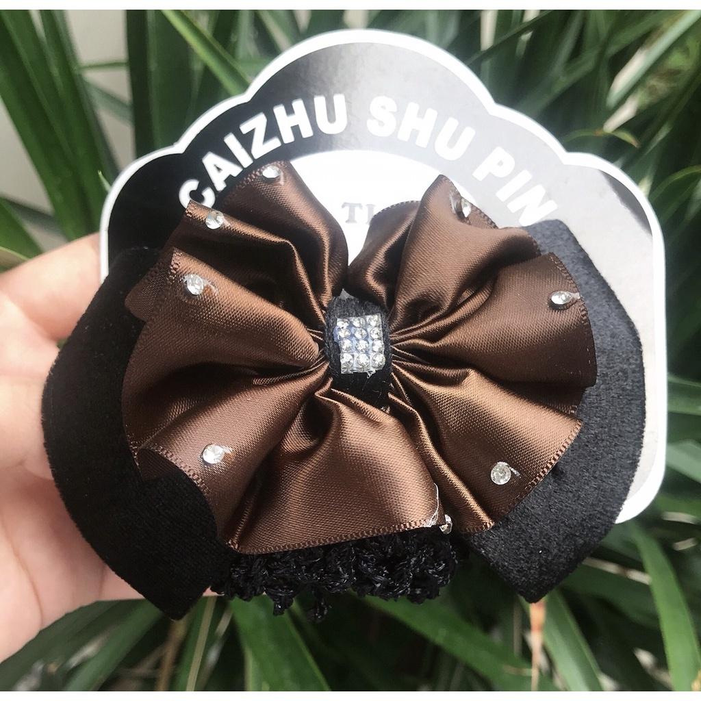 Cặp Búi Tóc Phối Hoa Siêu Đẹp, Ảnh Thật