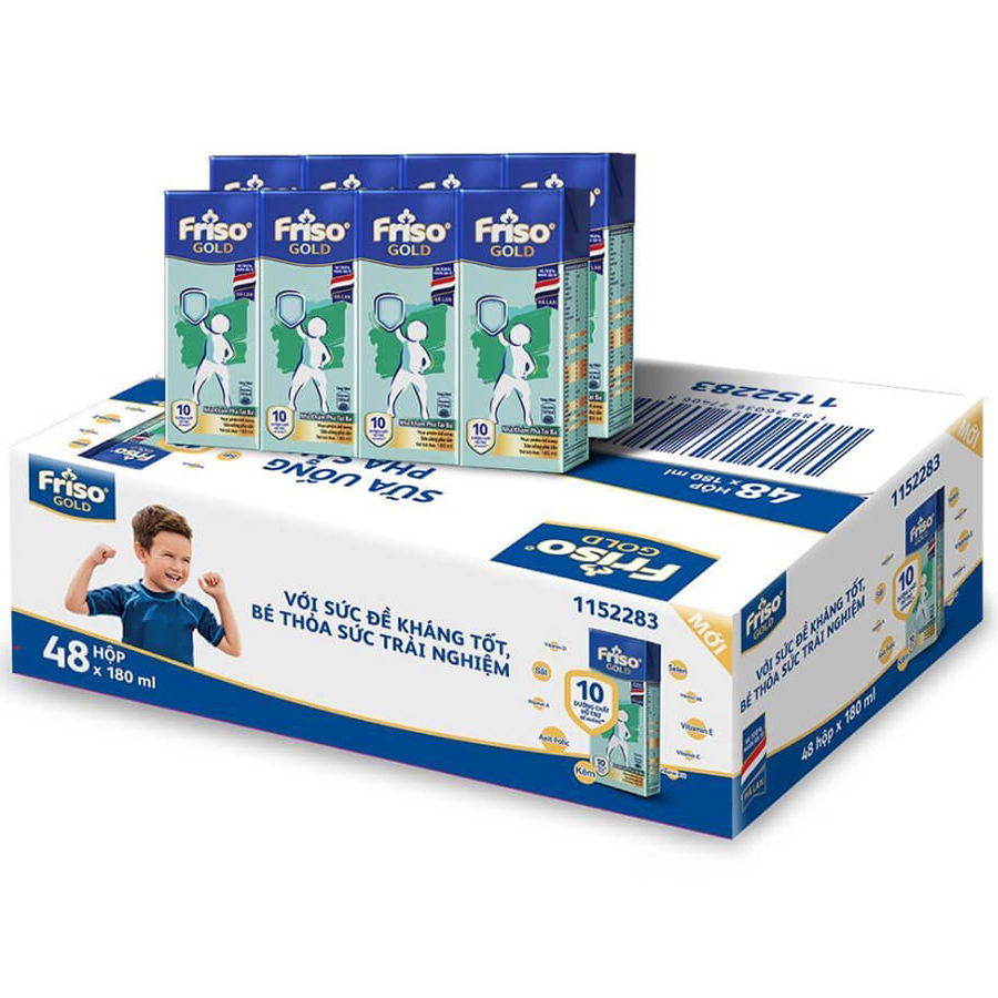 1 thùng sữa Friso RTD 180ml + Bộ bóng rổ Friso