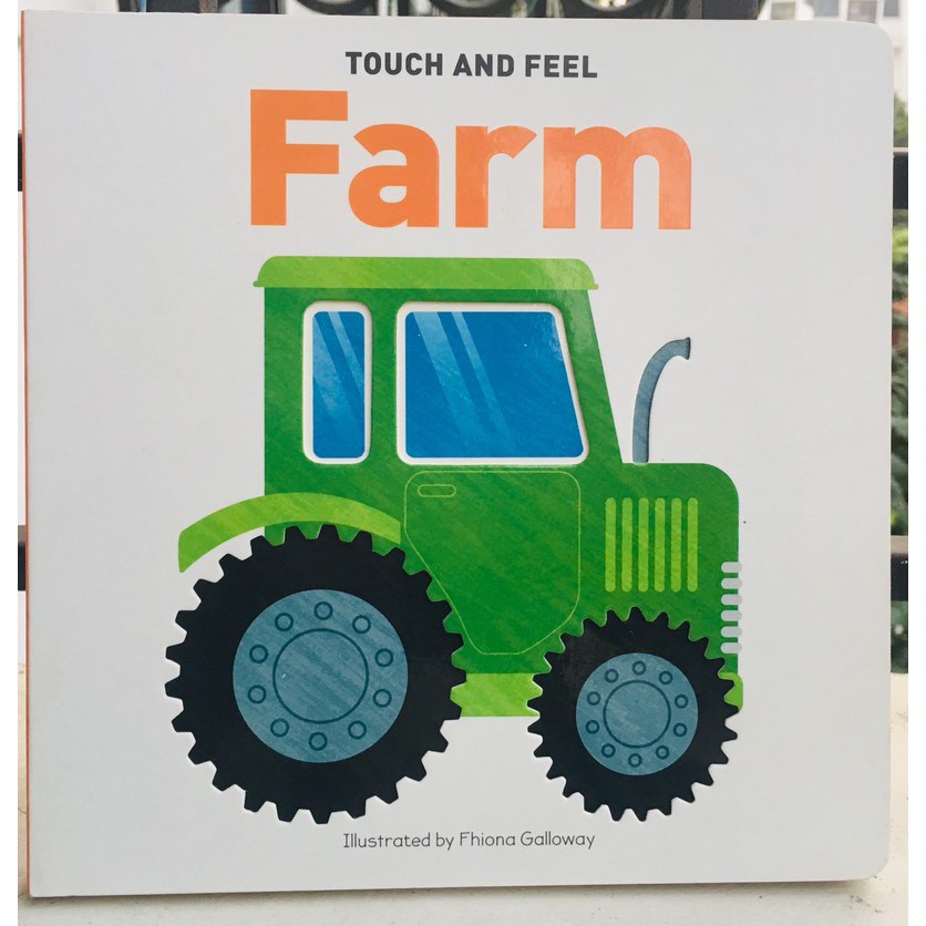 sách Touch &amp; Feel Board Book Farm