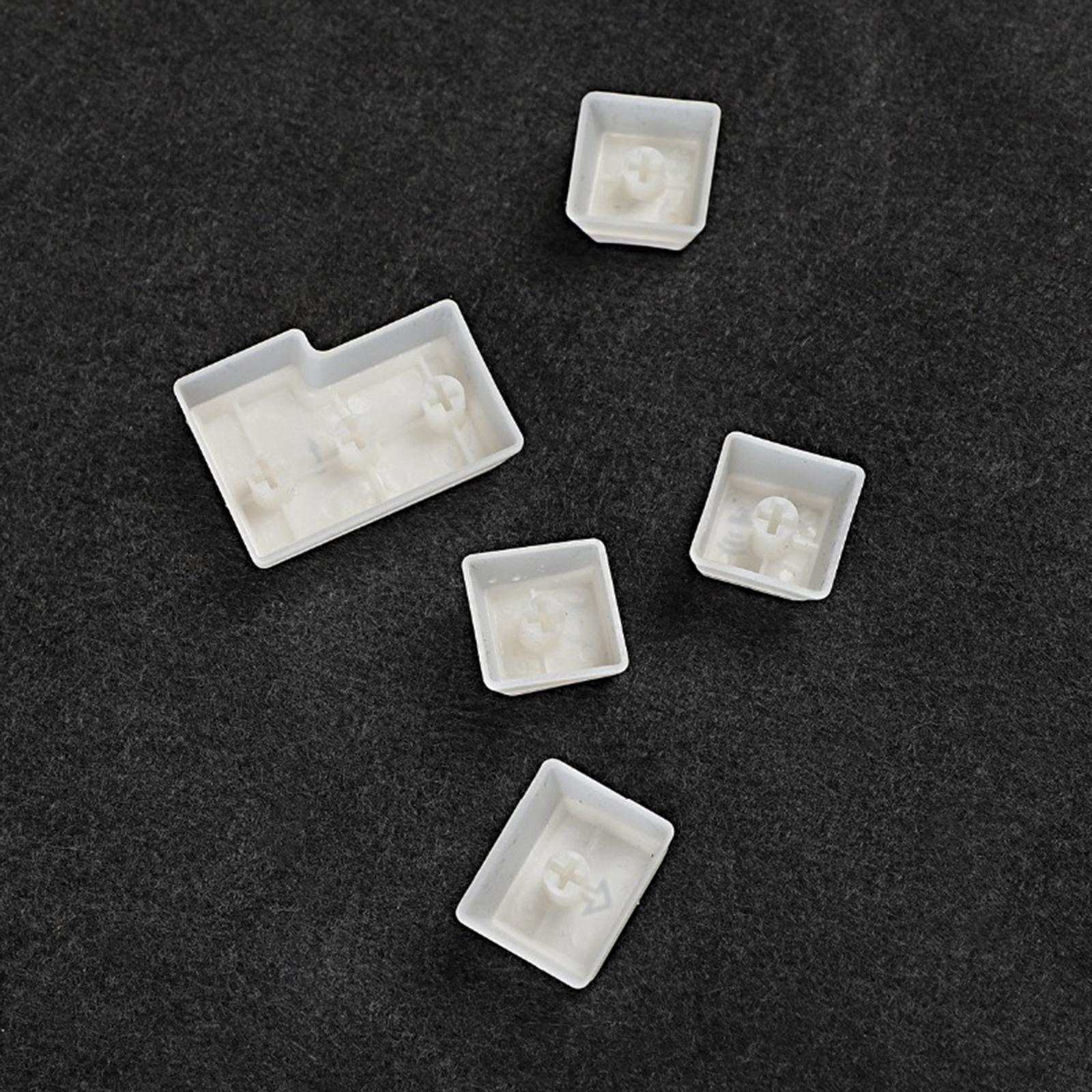 108 Keys Keycaps Double Shot PBT Pudding Keycap Set DIY for Cherry MX RGB Mechanical Keyboard, show more dazzling RGB lamp effect.