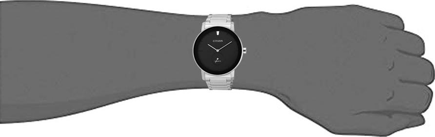 Đồng Hồ Citizen Nam Dây Kim Loại Pin-Quartz BE9180-52E - Mặt Đen (42mm)