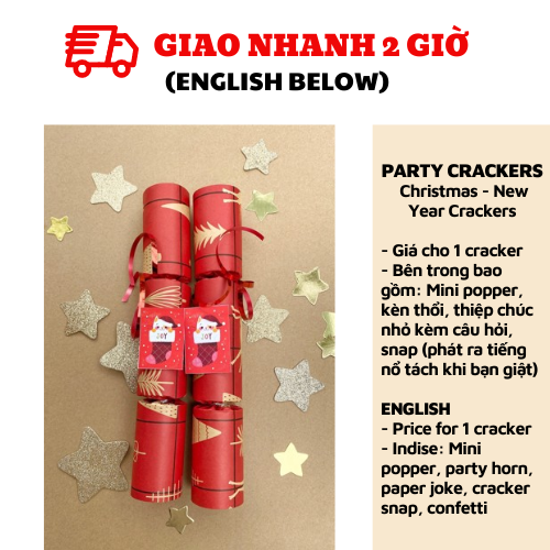 Party Crackers Cho Tiệc Giáng Sinh Và Năm Mới CBHP56