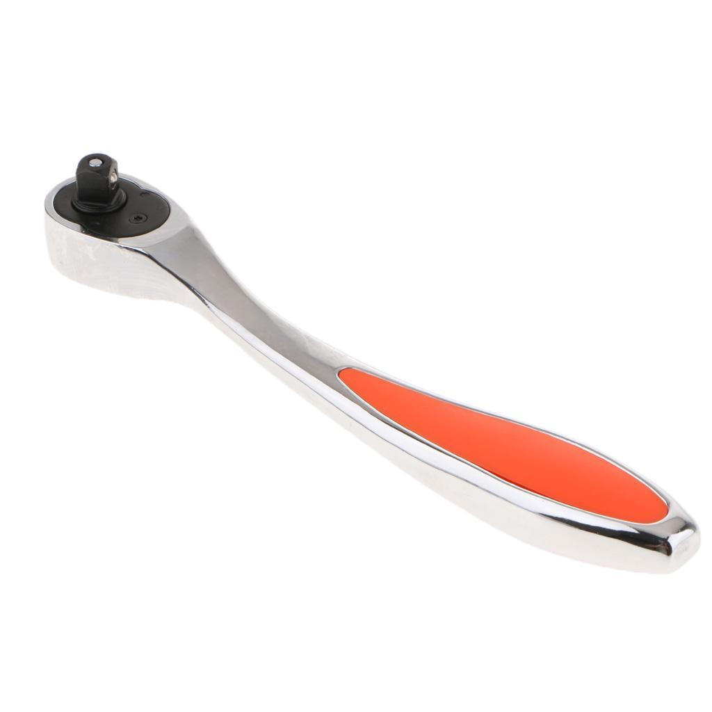 Mirror Steel Fast Ratchet Wrench Spanner Hand Repair Tool 10mm