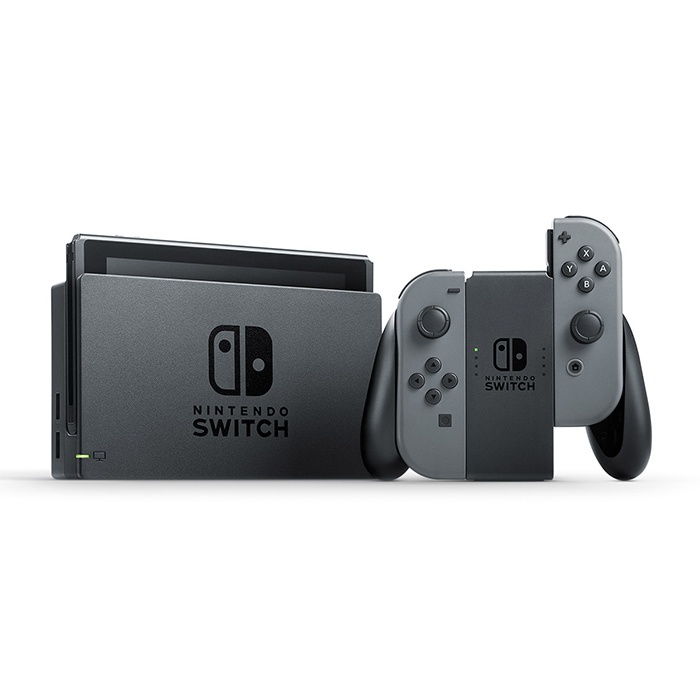 Máy Chơi Game Nintendo Switch Với Grey Joy-con (Xám) Model 2019 - Hàng Nhập Khẩu