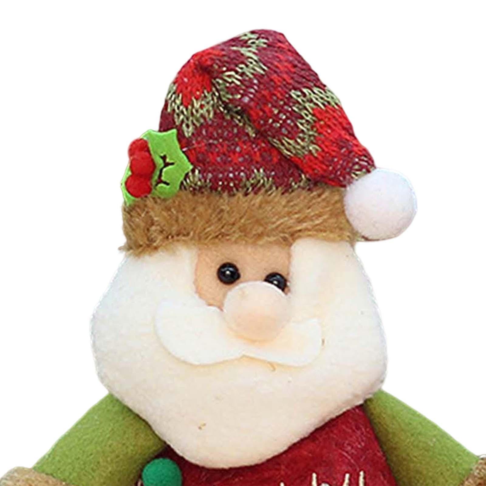 2x Cute Fabric Gift Bags Accessory Christmas Tree Decorations for Table Tree