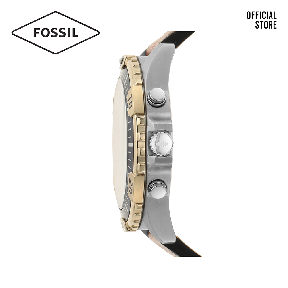 Đồng hồ nam FOSSIL Garret dây da FS5625 - màu nâu