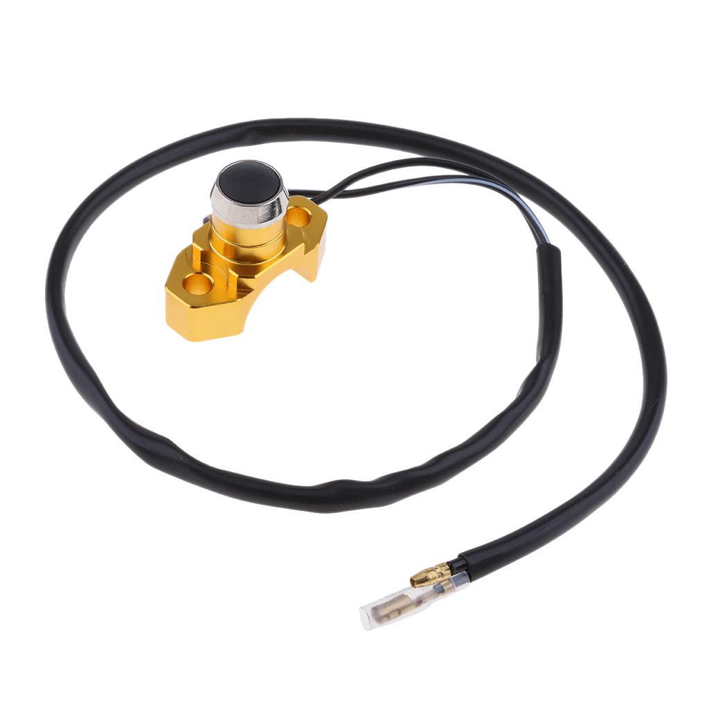 Universal CNC Billet Engine Kill Start Stop Switch Button For ATVs Quad Bikes Go Carts Enduro Motocross Bikes