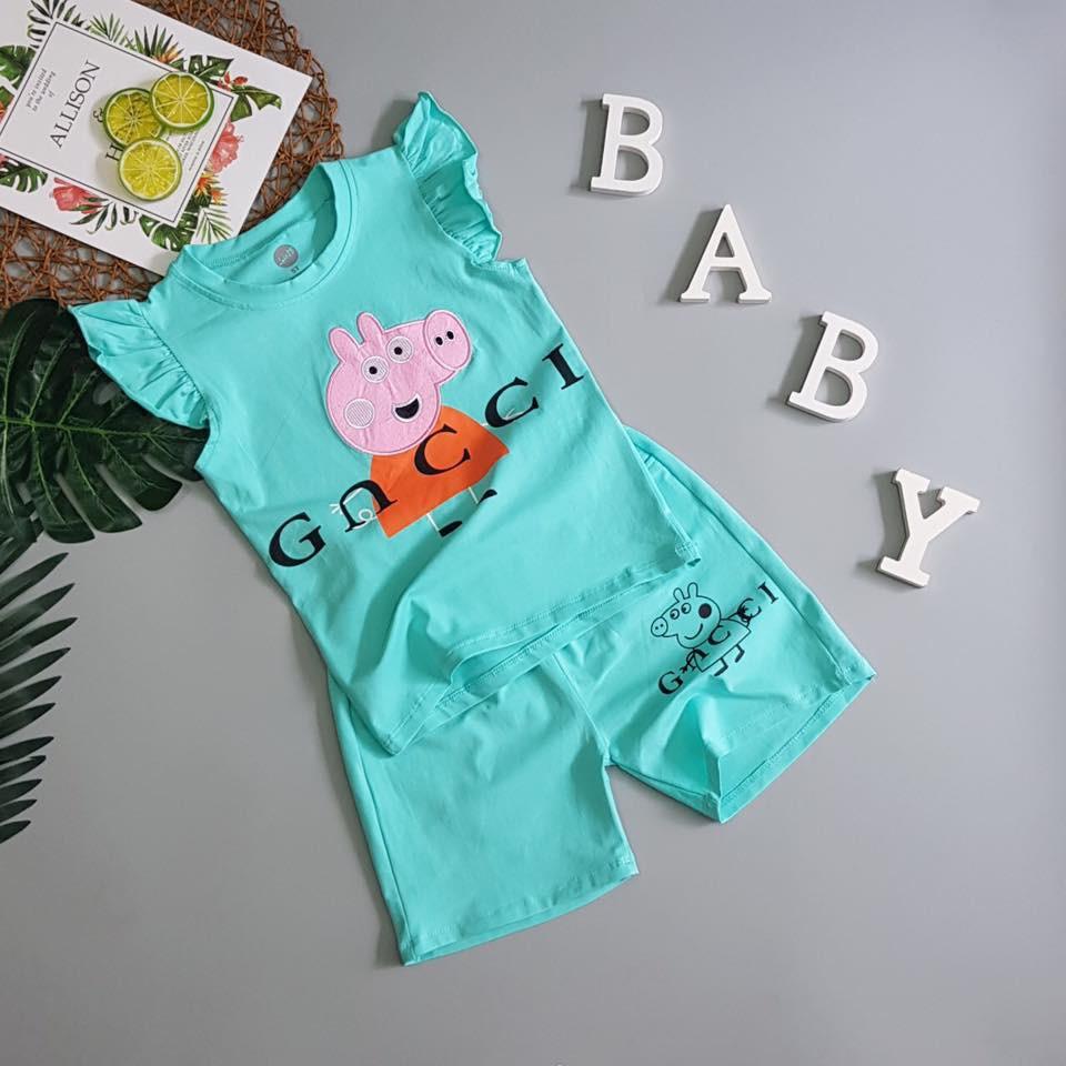 SÉT BỘ THUN TAY BÈO HEO PEPPA