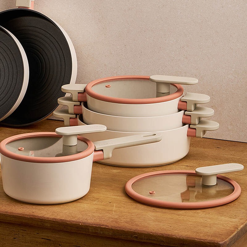 Nồi Chống Dính Suit Bric LocknLock CAC2255IH 22cm, Hàng Chính Hãng, Dùng Được Mọi Loại Bếp - JoyMall