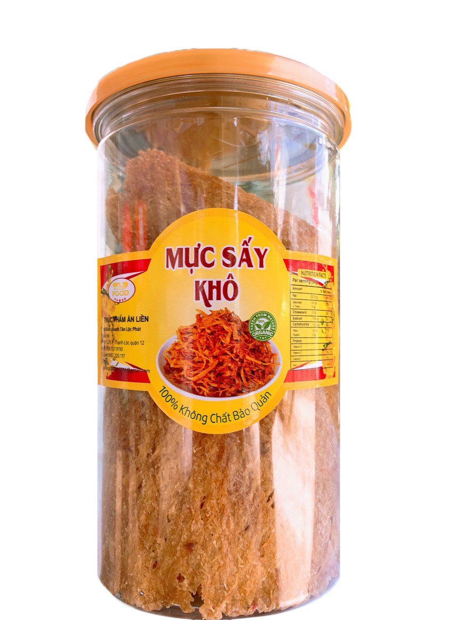 HŨ 200G MỰC CÁN TẨM GIA VỊ THƠM NGON ĐẬM ĐÀ