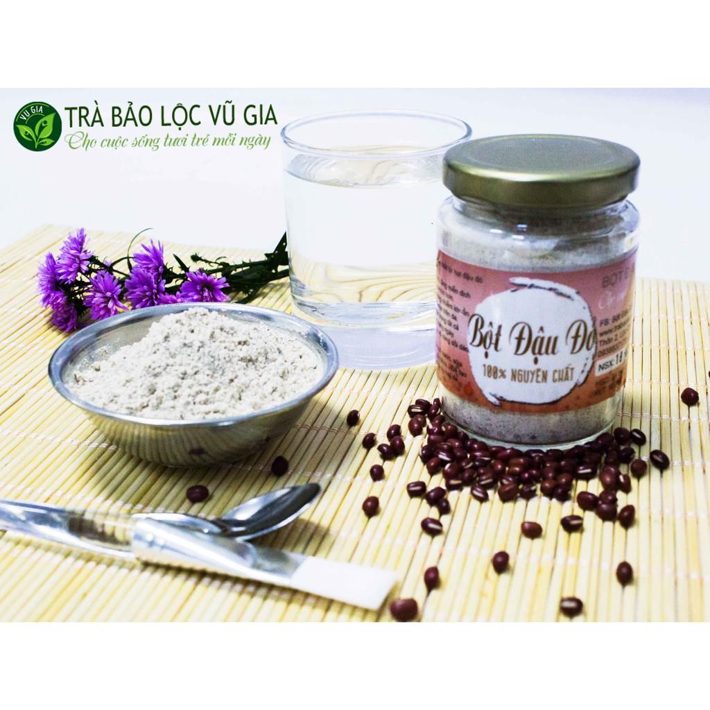 Combo Bột Đậu Đỏ + Bột Cám Gạo - Nguyên Chất Vũ Gia (100g/hũ)