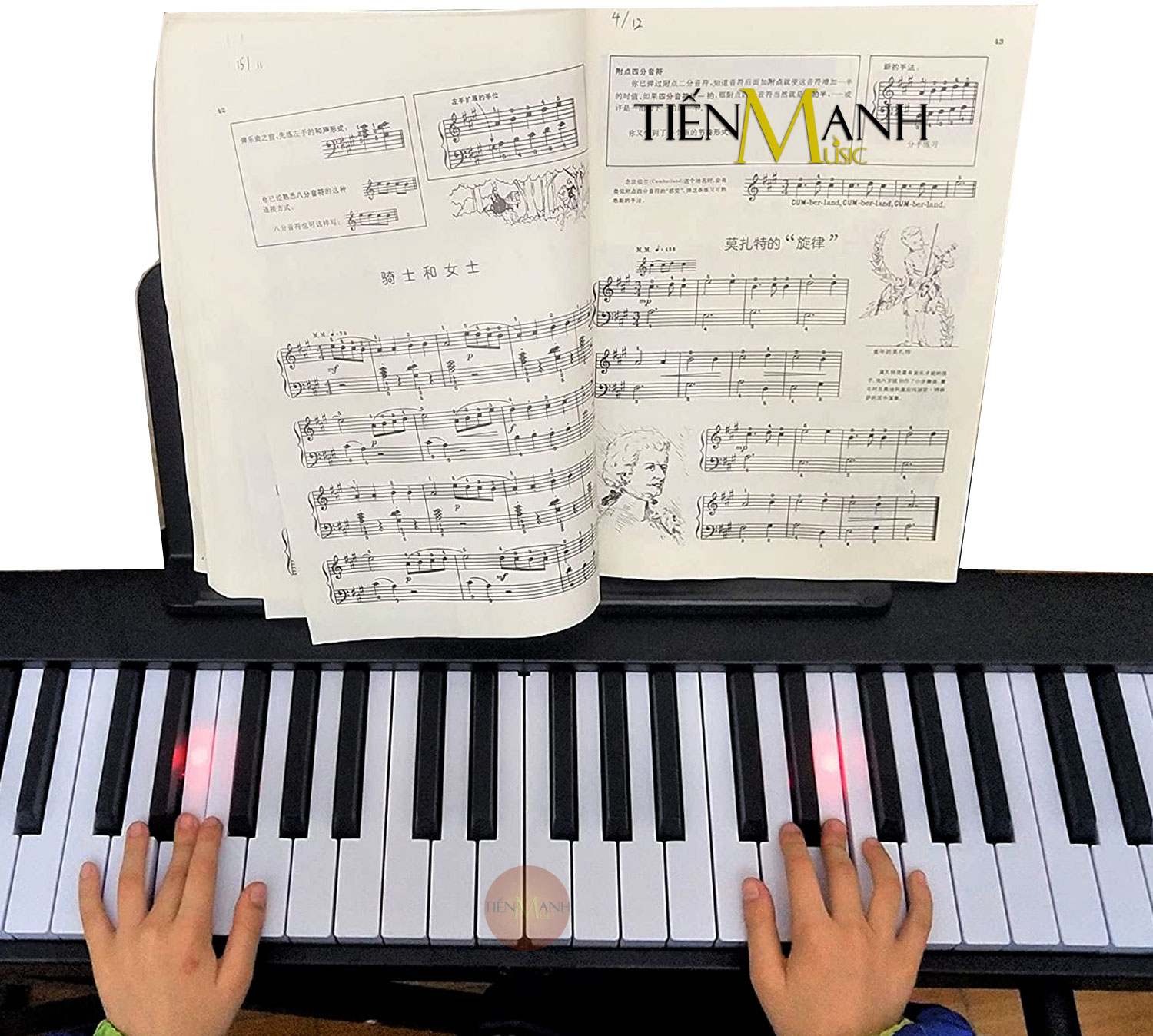 [Phím Sáng] Đàn Piano Điện Bora BX-II - Đàn, Chân, Bao, Nguồn BX-02 - 88 Phím nặng Cảm ứng lực Có Loa BX2 Hàng Chính Hãng - Kèm Móng Gẩy DreamMaker