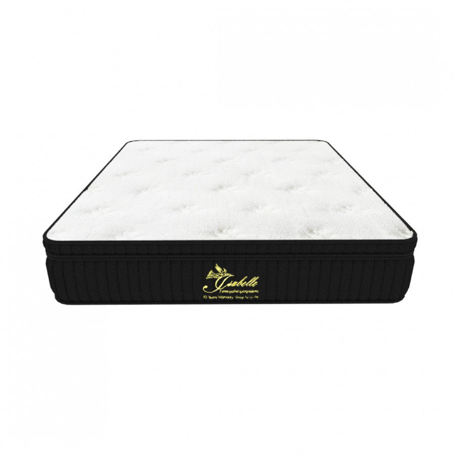 Nệm lò xo túi Isabelle 7 vùng – Pillow Top Lông Cừu