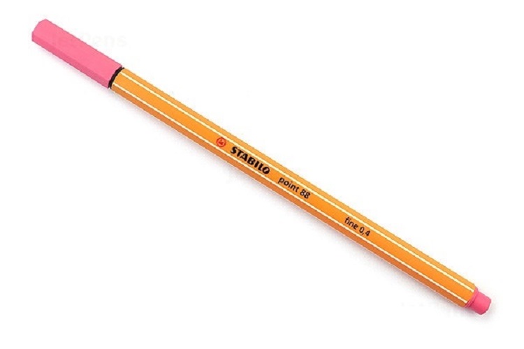 Bút lông kim Stabilo Point 88 - 0.4mm  - Hồng sáng (Light Pink) (88/29)