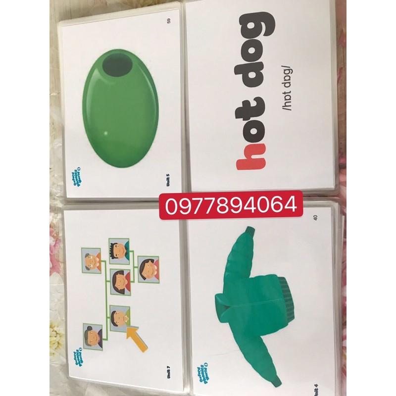 Flashcards Oxford phonics world 1- 2mặt ép plastics