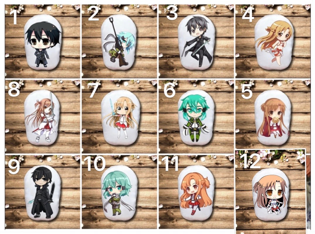 Gấu bông Sword Art Online in 2mặt