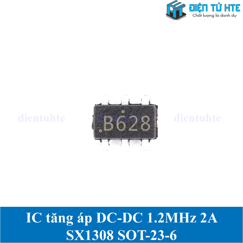 Bộ 2 IC tăng áp nguồn xung 1.2MHz 2A SX1308 dán SOT23-6