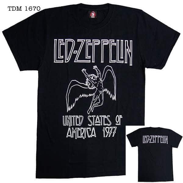 Áo Rock band tee phông / thun 100% cottong Thái Lan - Led Zeppelin TDM 1670