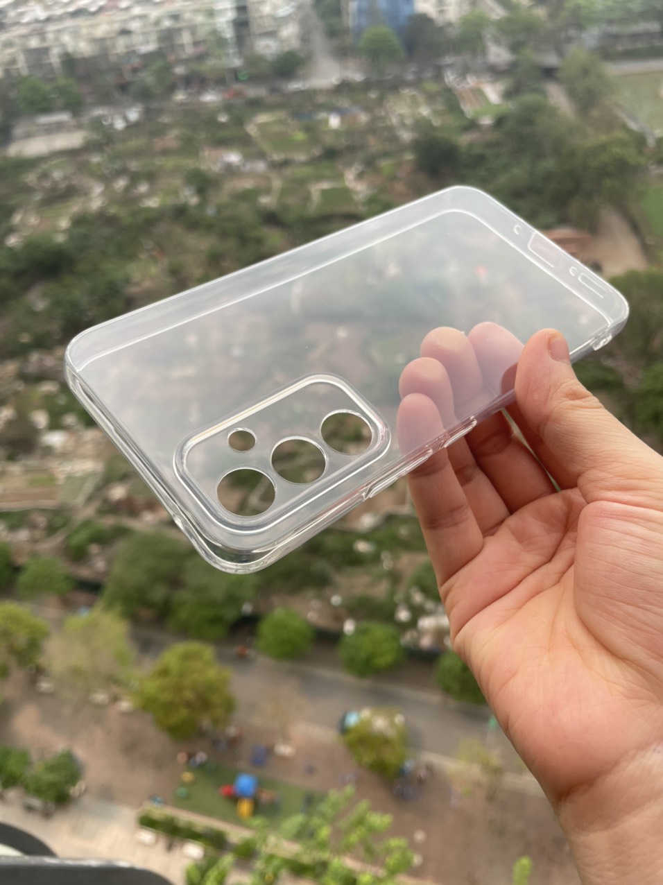 Ốp lưng Silicon cho Samsung Galaxy A54 trong suốt hãng GOR bảo vệ Camera Hàng nhập khẩu
