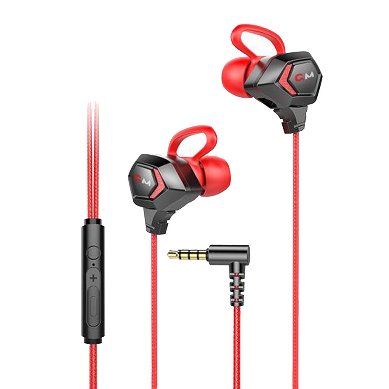 E-Sport Wired in-Ear Gaming Earphone with Adjustable Mic for Xbox, Laptop,