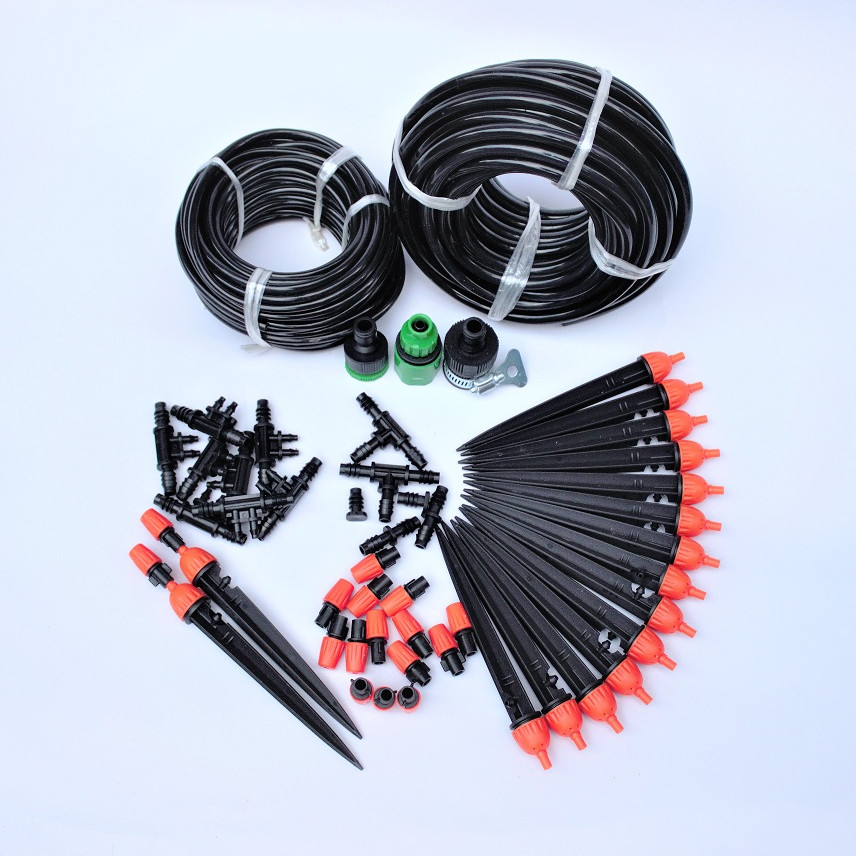 Bộ Kit 16 Que cắm 8 tia phun sương đầy đủ dây, phụ kiện