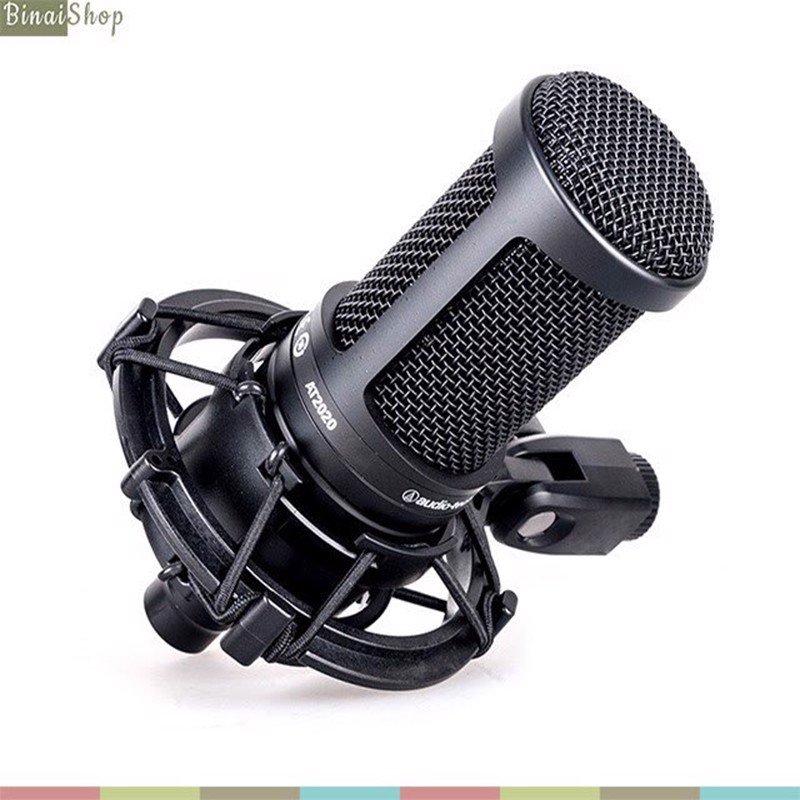 Audio-Technica AT2020 - Micro Thu Âm Condenser ( Tặng Shock Mount SM2020)- Hàng Chính Hãng