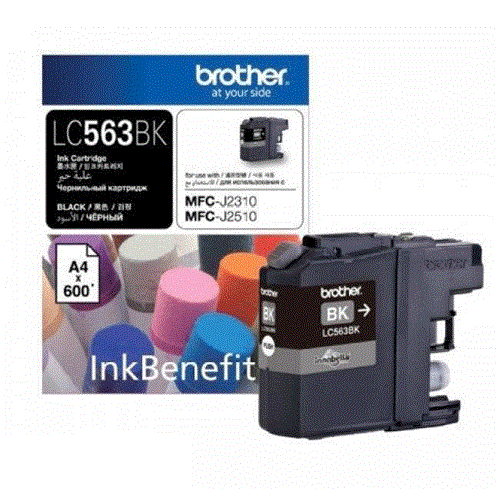 Mực In Phun Brother Lc - 563 Sử Dụng Cho Các Dòng Máy Brother Mfc - J2310, J2510 Mfc - J3720, J3520 - Hàng Chính Hãng - Đen Black