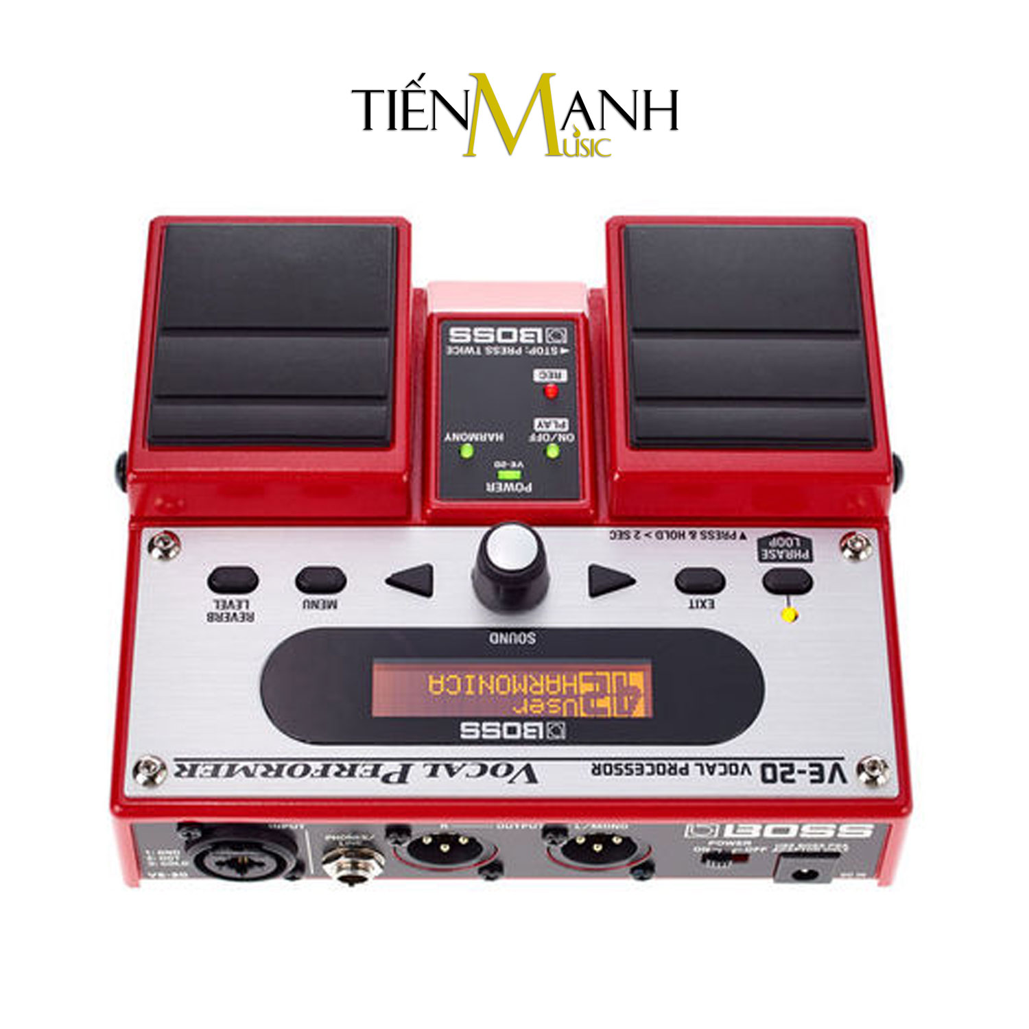 Boss VE-20 Vocal Processor Stompbox Tạo tiếng Bè, Vang vọng và chỉnh Tone, Giọng cho Ca sỹ - Bàn đạp Phơ Guitar Reverb and Delay Effects Processor VE20 Hàng Chính Hãng - Kèm Móng Gẩy DreamMaker